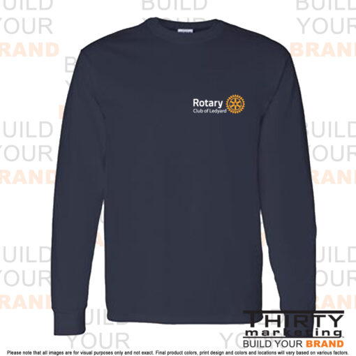 Ledyard Rotary Long Sleeve T-Shirt - Image 4