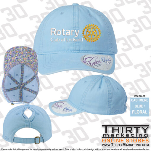 Ledyard Rotary Women's Pigment Dyed-Cap