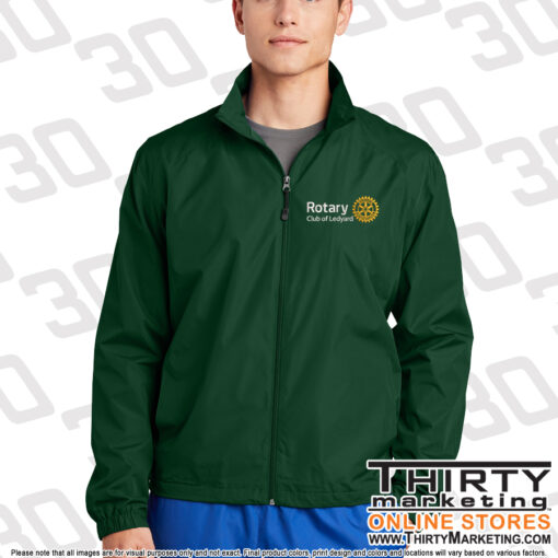 Ledyard Rotary Sport-Tek® Full-Zip Wind Jacket - Image 2