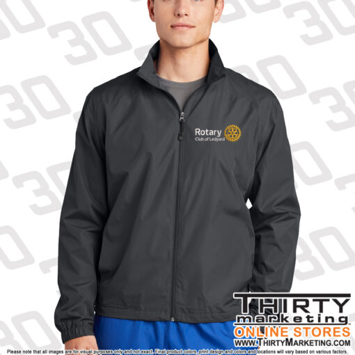 Ledyard Rotary Sport-Tek® Full-Zip Wind Jacket - Image 3