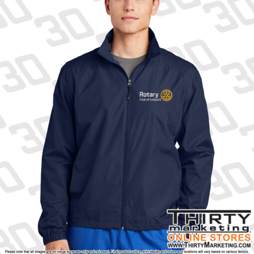 Ledyard Rotary Sport-Tek® Full-Zip Wind Jacket