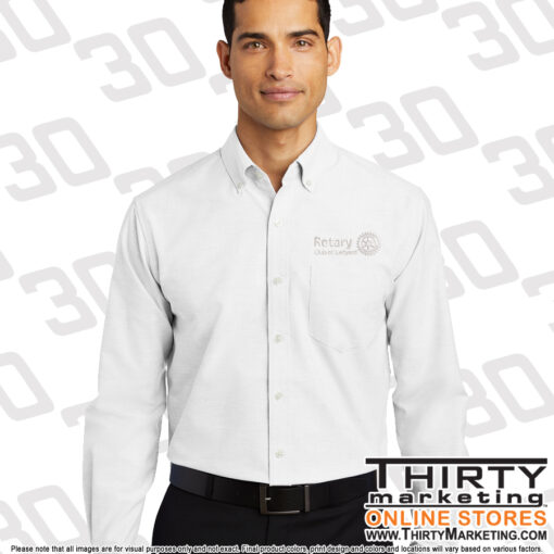 Ledyard Rotary Port Authority® SuperPro™ Oxford Shirt - Image 2