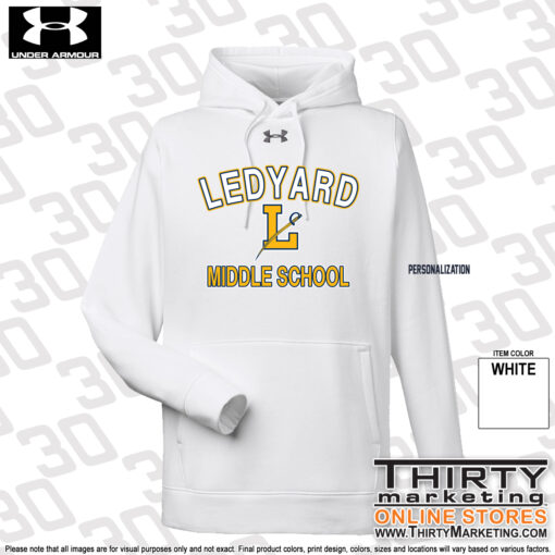 LMS STAFF Under Armour Men's Rival Hoodie - Image 5