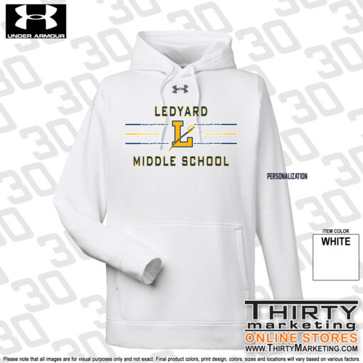 LMS STAFF Under Armour Men's Rival Hoodie - Image 6