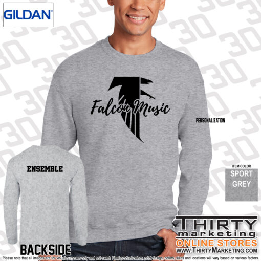 Falcon Music Crewneck - Image 2