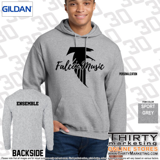 Falcon Music Hoodie - Image 2