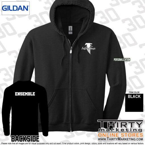 Falcon Music Zip Hoodie