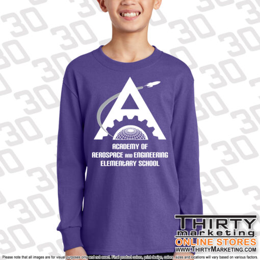 AAEE Youth Long Sleeve T-Shirt - Image 7