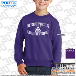 Alternative view of AAEE Youth Crewneck
