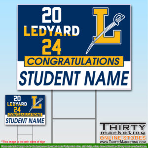 LHS Class of 2024 Graduation Yard Sign