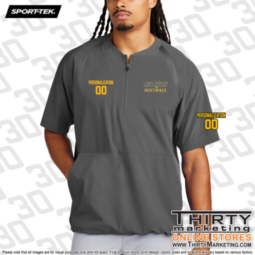 CT Bearcats Sport-Tek® Repeat 1/2-Zip Short Sleeve Jacket