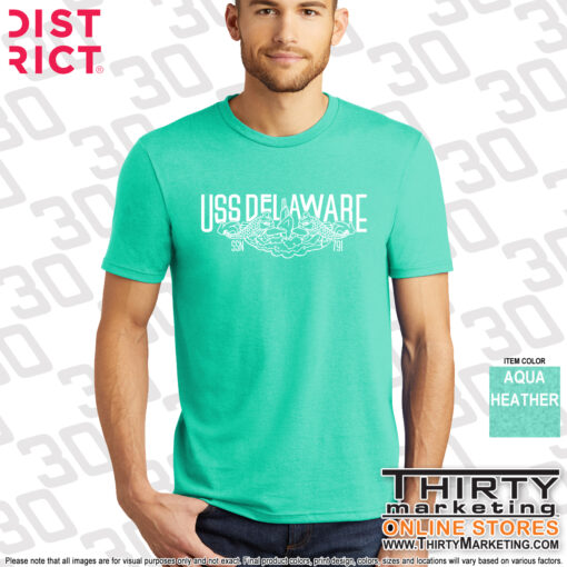 USS Delaware FRG Perfect Tri® Tee - Image 3