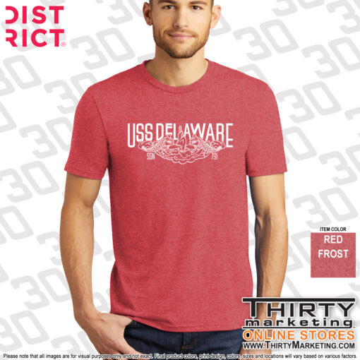 USS Delaware FRG Perfect Tri® Tee - Image 4