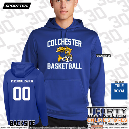 Colchester Youth Basketball Sport-Tek® Performance Fleece Hoodie