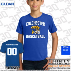 Alternative view of Colchester Youth Basketball T-Shirt