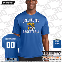 Colchester Youth Basketball Performance T-Shirt