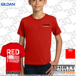 Alternative view of USS Virginia FRG RED T-Shirt