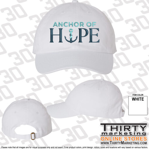 Anchor of Hope Bio-Washed Cap