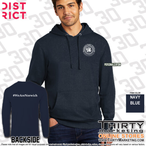 Norwich Public Schools Fleece Hoodie - Image 2