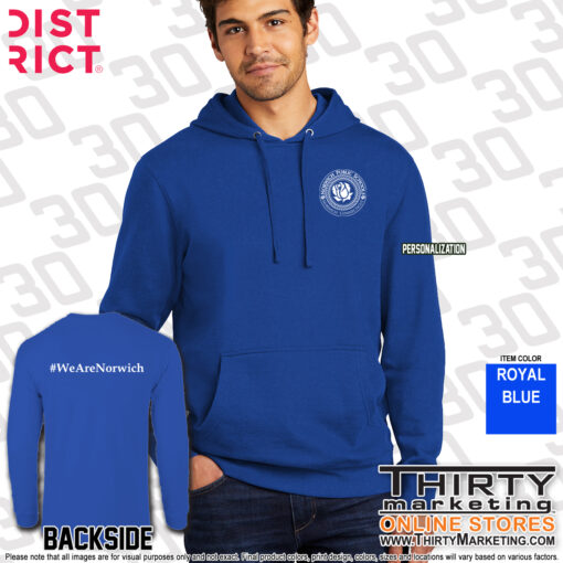 Norwich Public Schools Fleece Hoodie - Image 5
