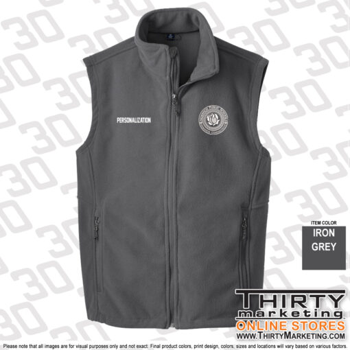 Norwich Public Schools Fleece Vest - Image 4