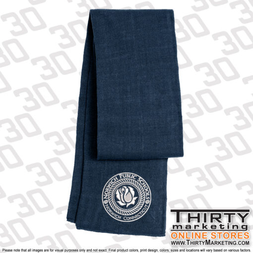 Norwich Public Schools Knitted Scarf