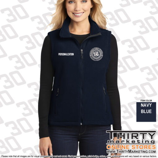 Norwich Public Schools Fleece Vest - Image 3