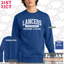 Alternative view of WHS Lancers Swimming Crewneck Sweatshirt