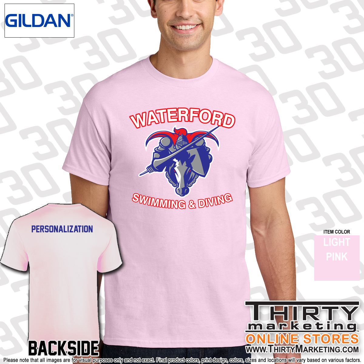 WHS Swimming Cotton T-Shirt - Image 3