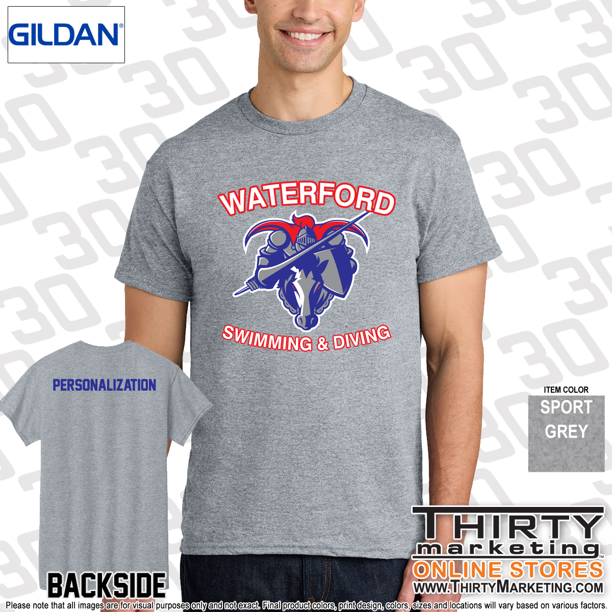 WHS Swimming Cotton T-Shirt - Image 6