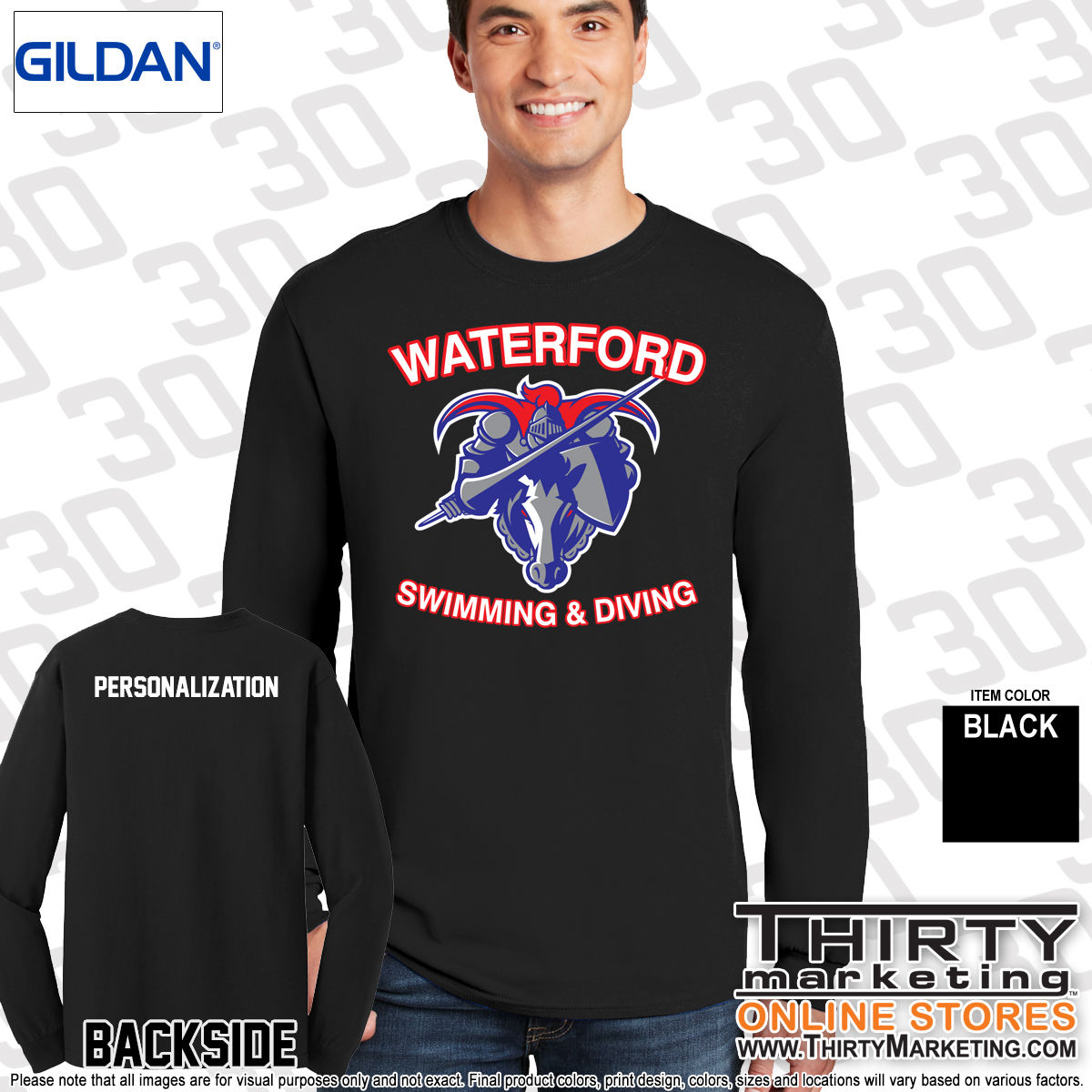 WHS Swimming Long Sleeve Tee