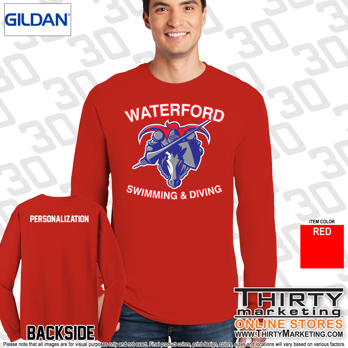 WHS Swimming Long Sleeve Tee - Image 5