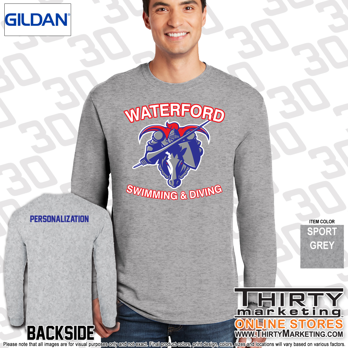 WHS Swimming Long Sleeve Tee - Image 6