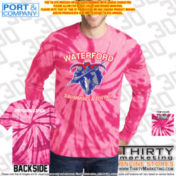 Alternative view of WHS Swimming Tie-Dye Long Sleeve Tee