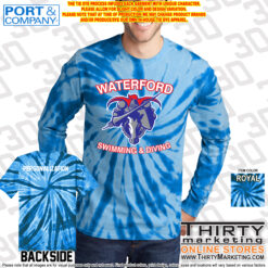 WHS Swimming Tie-Dye Long Sleeve Tee