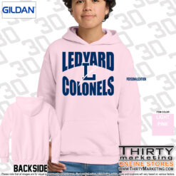 Ledyard Colonels Pink Hoodie