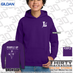 Purple Up Dandelion Hoodie