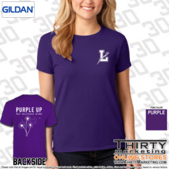 Alternative view of Purple Up Dandelion T-Shirt