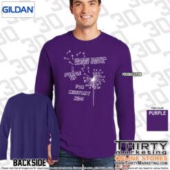 Alternative view of Charles Barnum Purple Up Long Sleeve Tee