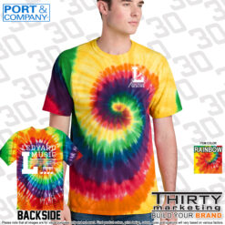 Ledyard Elementary Music Tie-Dye Tee