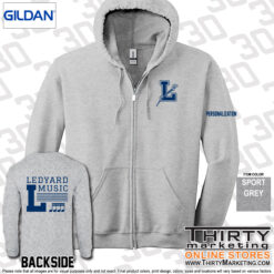 Ledyard Elementary Music Zip Hoodie