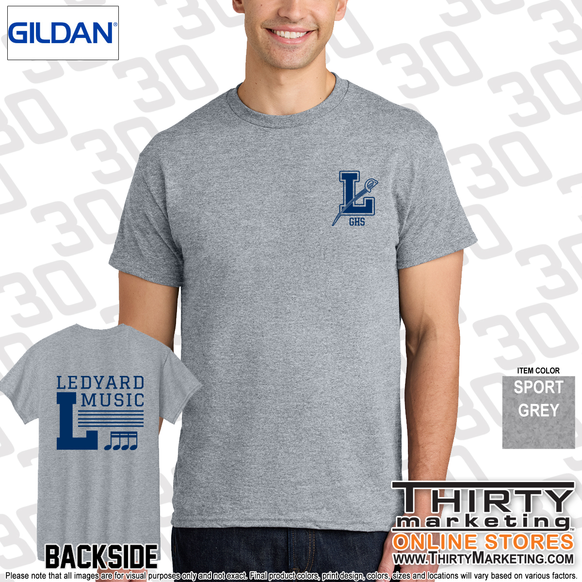 Ledyard Elementary Music T-Shirt - Image 9