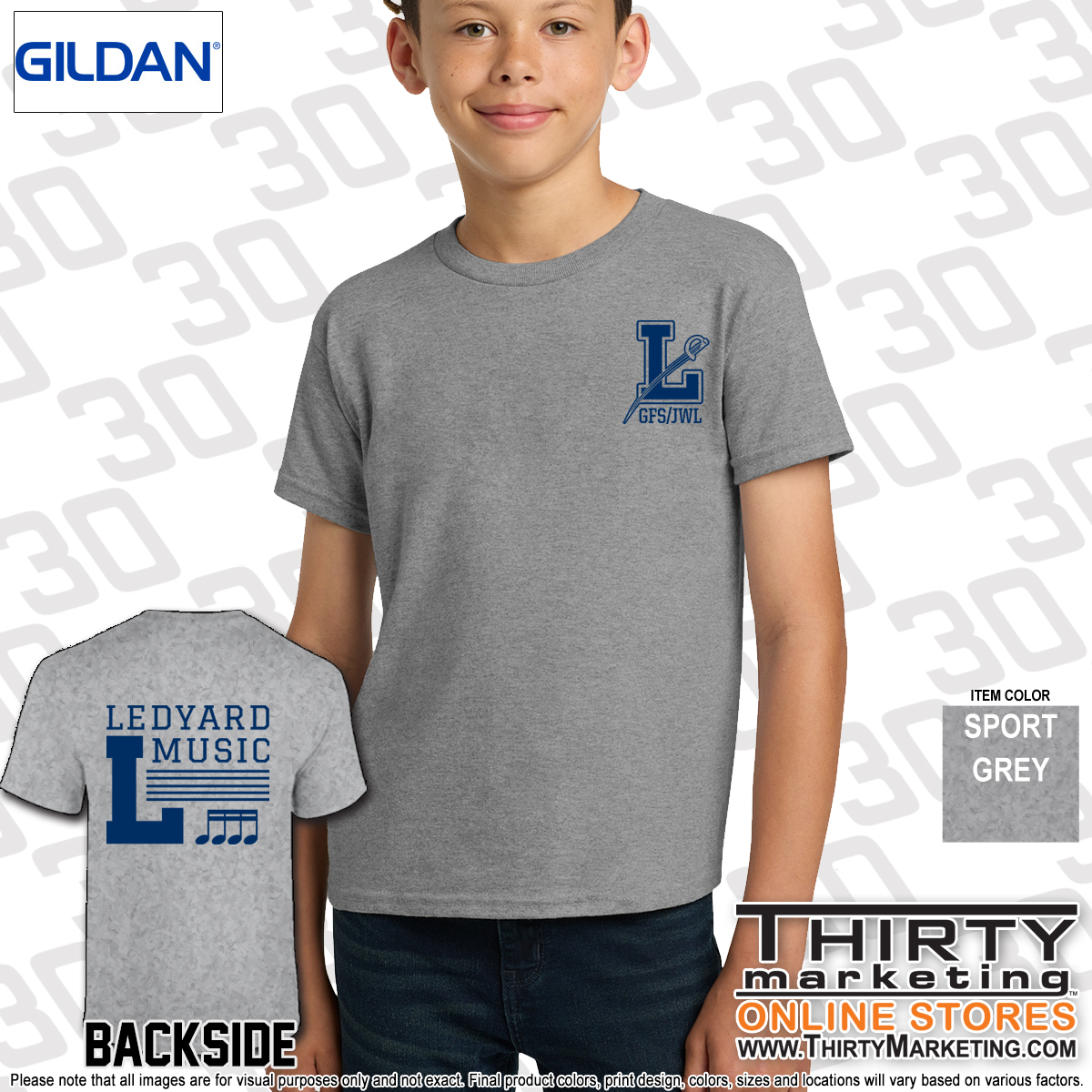 Ledyard Elementary Music T-Shirt - Image 20