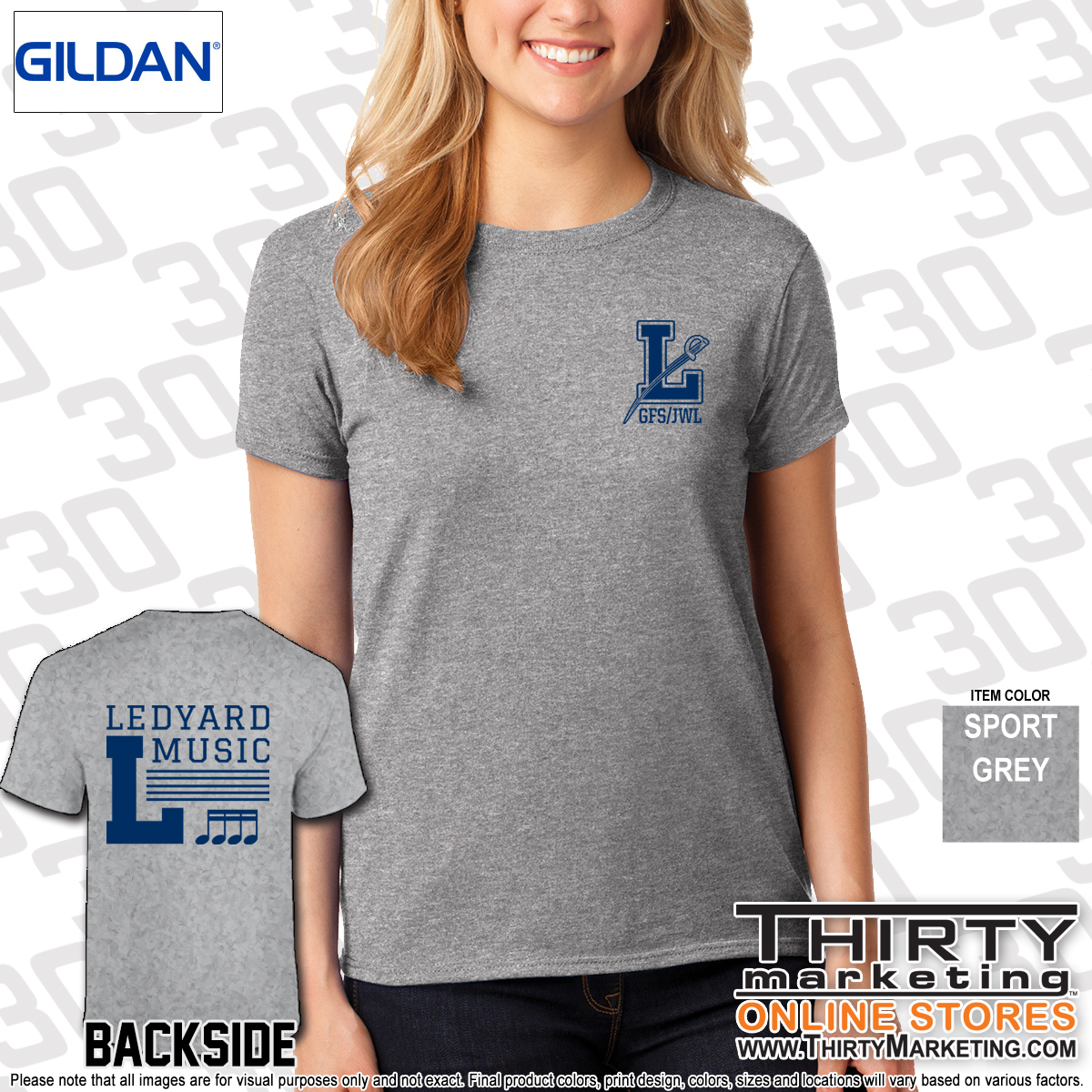 Ledyard Elementary Music T-Shirt - Image 14