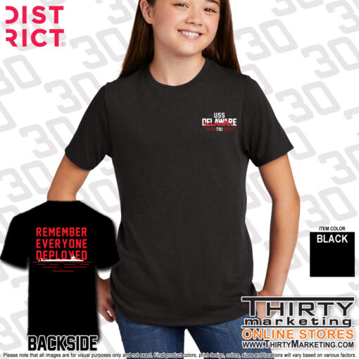 USS Delaware FRG RED Perfect Tri® Tee