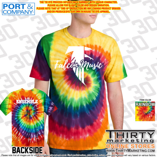 Falcon Music Tie-Dye Tee - Image 3