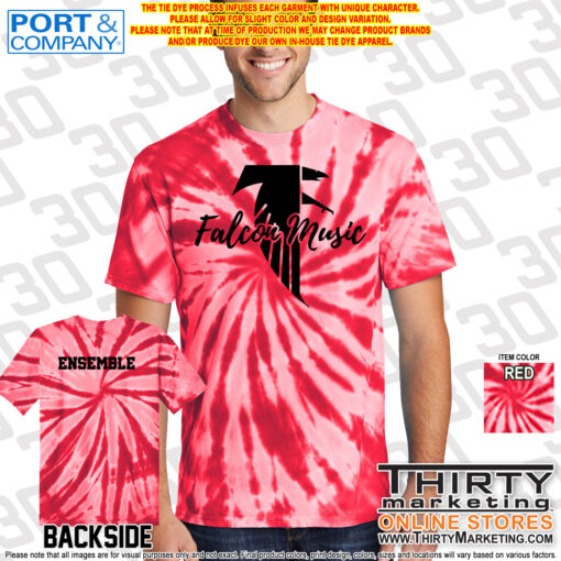 Falcon Music Tie-Dye Tee - Image 2