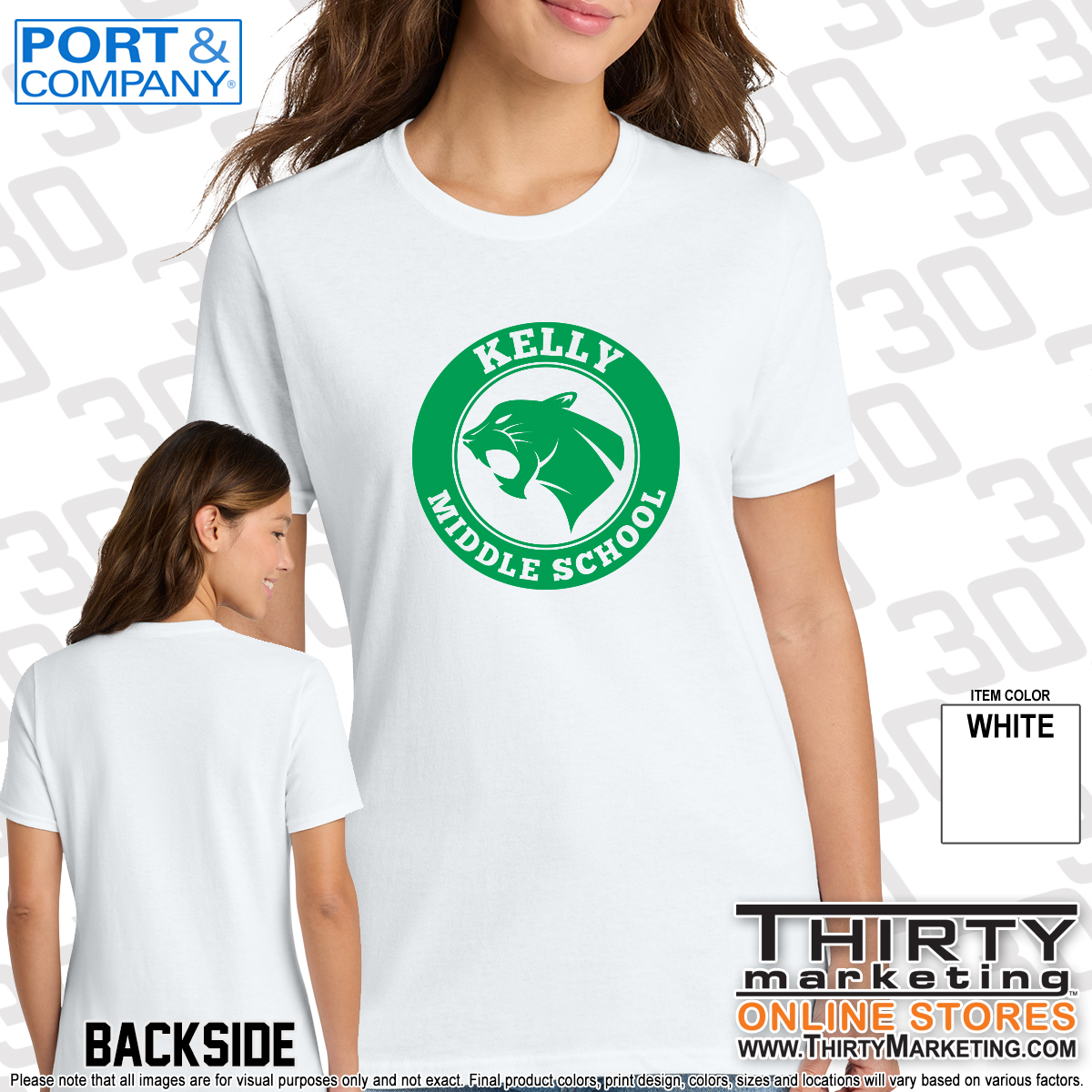 Kelly Middle School T-Shirt - Image 4