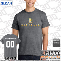 Alternative view of LHS Softball Cotton T-Shirt