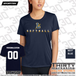 Alternative view of LHS Softball Performance T-Shirt